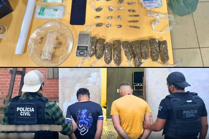 Foragido é preso e adolescente apreendido em ação contra o tráfico de drogas