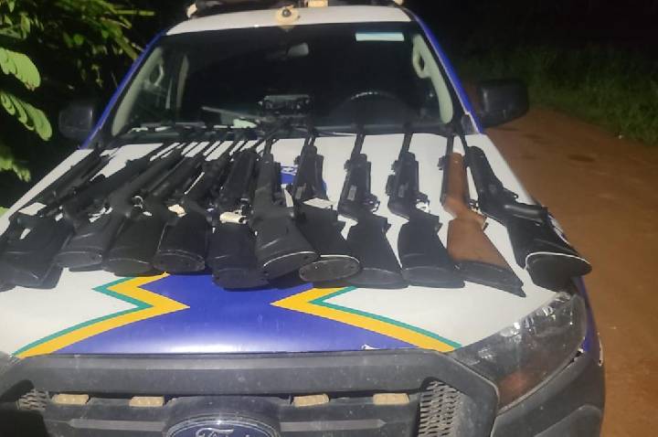 FURTO DURANTE A MADRUGADA TERMINA COM PRISÃO E RECUPERAÇÃO DE ARMAS NA ÁREA CENTRAL DE PORTO VELHO