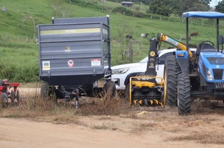 Ismael Crispin viabiliza equipamentos para produtores em Campo Novo de Rondônia