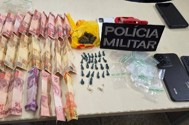 JI-PARANÁ: POLÍCIA MILITAR PRENDE SUSPEITO POR TRÁFICO DE DROGAS NO BAIRRO JK