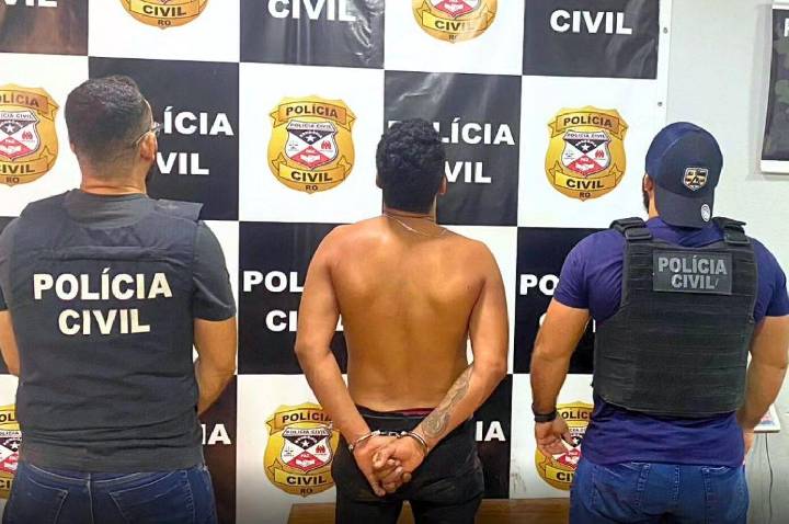 Polícia Civil monta cerco e prende foragido da justiça em Guajará-Mirim