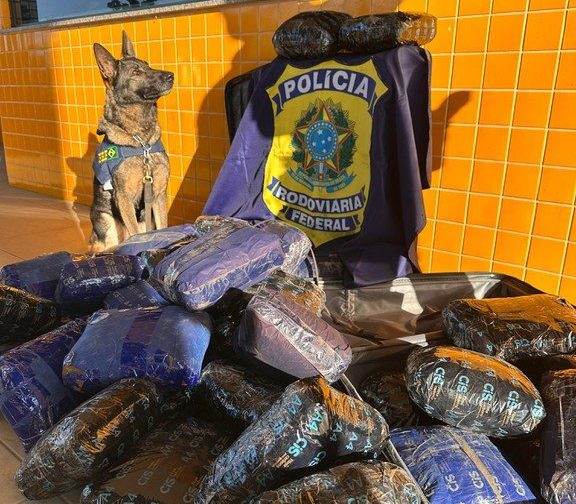 Adolescente é flagrada com droga em ônibus e acaba apreendida com homem em MT