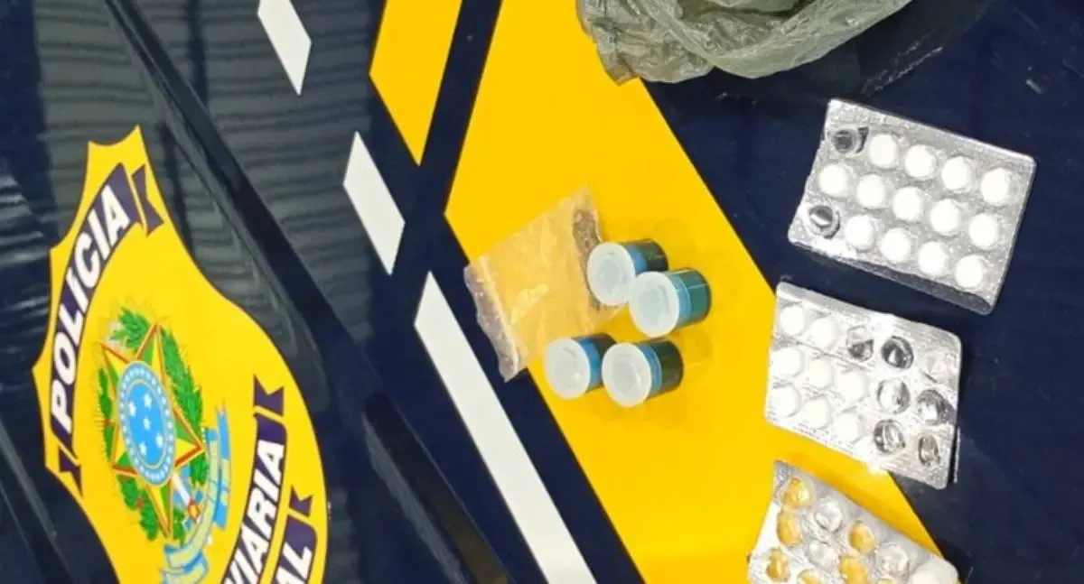 PRF apreende anfetaminas e maconha com motorista em Vilhena
