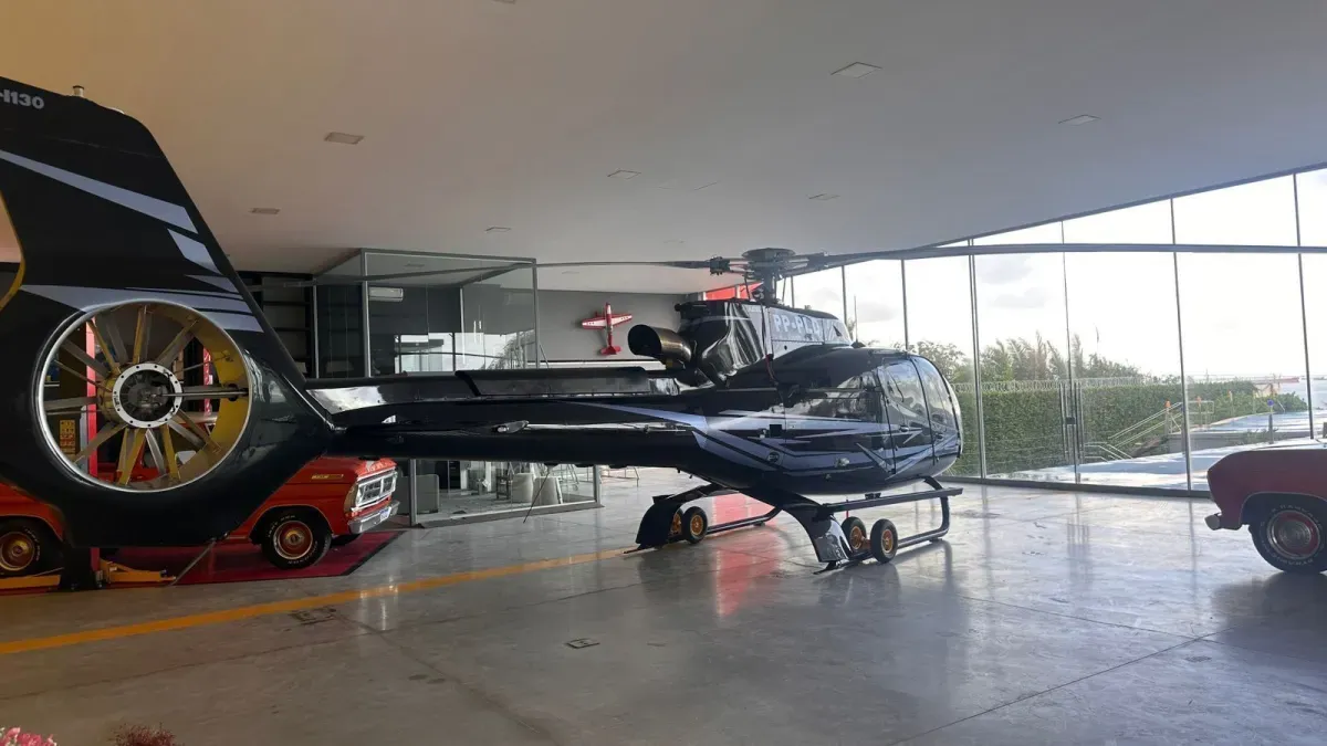 Operação que mirou desembargadores apreende helicóptero e 20 carros