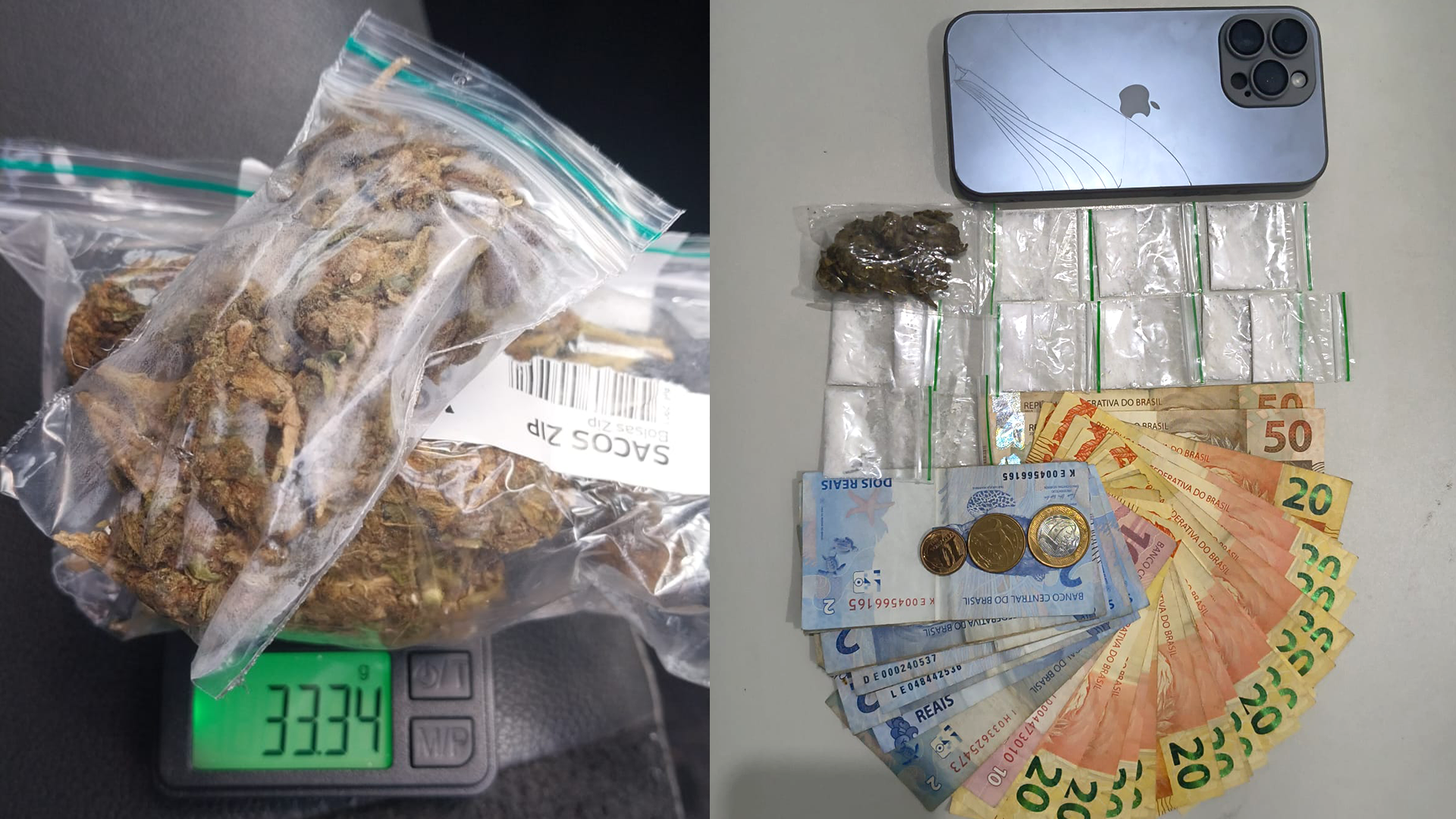 POLÍCIA MILITAR INTENSIFICA ABORDAGENS E PRENDE SUSPEITO POR TRÁFICO DE DROGAS EM OURO PRETO DO OESTE